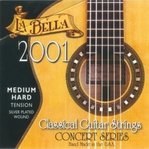 Струны для классической гитары LA BELLA 2001 Medium Hard 29-43.5 
