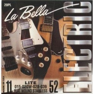 Струны для электрогитары LA BELLA 20PL Light 11-52 