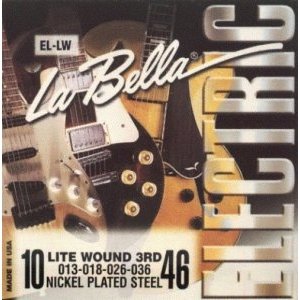 Струны для электрогитары LA BELLA EL-LW Ligth 10-46 