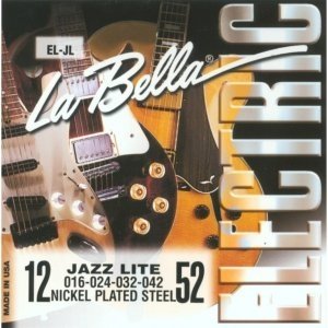 Струны для электрогитары LA BELLA EL-JL Jazz Light 12-52 