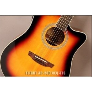 Электроакустическая гитара FLIGHT AD-200 CEQ 3TS