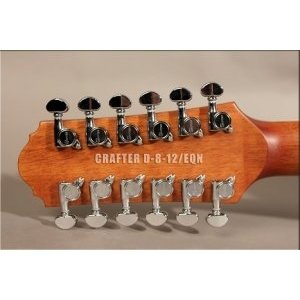 12-ти струнная акустическая гитара CRAFTER D-8-12/EQN + Чехол