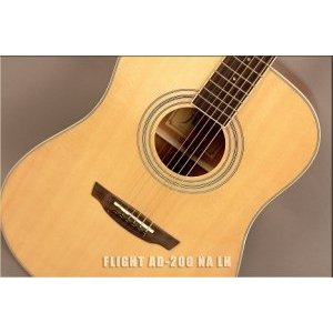 Акустическая гитара FLIGHT AD-200 NA LH леворукая 