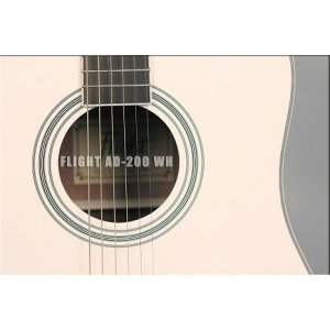 Акустическая гитара FLIGHT AD-200 WH + Чехол  