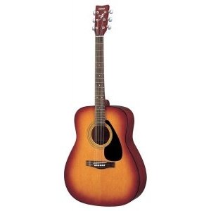 Акустическая гитара YAMAHA F310P TBS (комплект: чехол, ремень, каподастр) 