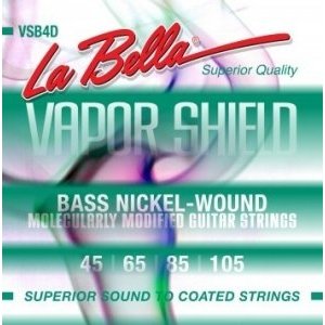 Струны для 4-стр. бас-гитары LA BELLA VSB4D - сталь с круглой никелированной обмоткой, калибр 045-105 