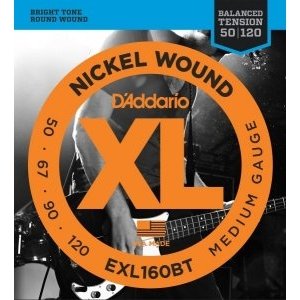 Струны для 4-х струнной бас гитары D&#39;ADDARIO EXL160BT Medium 50-105 
