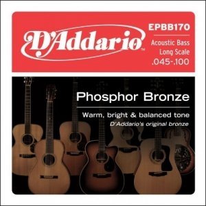 Струны для 4-х струнной акустической бас гитары D&#39;ADDARIO EPBB170 Soft 45-100 