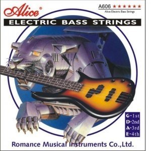 Струны для 4-х струнной бас гитары ALICE A606-L, Light, 40-95 