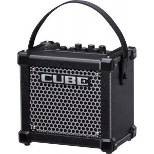 Гитарный комбоусилитель ROLAND Micro Cube GX Black с процессором эффектов, AC/аккумулятор