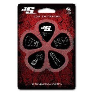 Набор медиаторов PLANET WAVES 1CBK4-10JS Joe Satriani, Medium, 10 шт./уп. 