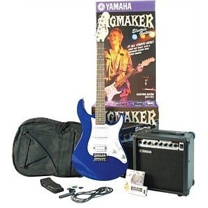 Гитарный комплект YAMAHA ERG121GPIIMB (гитара, комбик, чехол, шнур, ремень, вертушка, струны, камертон) цвет Metallic Blue 