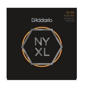 Струны для электрогитары D&#39;ADDARIO NYXL1046BT, Reg. Light, Balanced Tension, 10-46 
