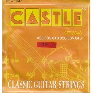 Castle HCN-10 Струны для классической гитары серебро