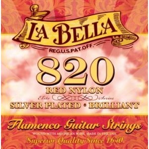 La Bella 820 Flamenco Red Trebles Струны для классической гитары