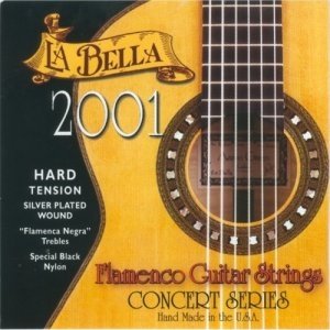 Струны для классической гитары LA BELLA 2001  Flamenco Hard 30-42 