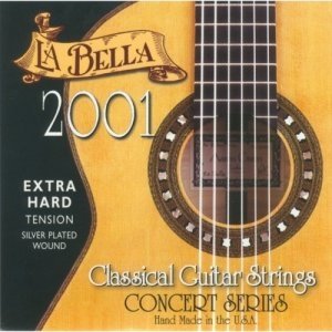 Струны для классической гитары LA BELLA 2001 Extra Hard 30-45 