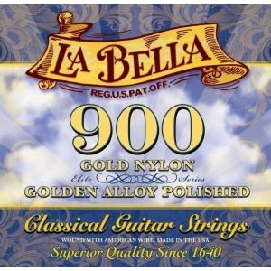 Струны для классической гитары LA BELLA 900 Golden Superior Hard 28-43 