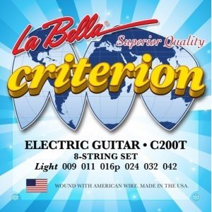 Струны для электрогитары LA BELLA C200T Light 9-42 