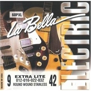 Струны для электрогитары LA BELLA 60PXL Extra Light 9-42 