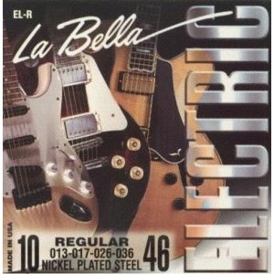 Струны для электрогитары LA BELLA EL-R Regular 10-46 