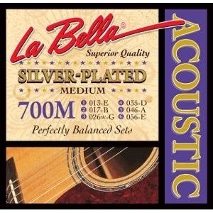 Струны для акустической гитары LA BELLA 700M Medium 13-56 
