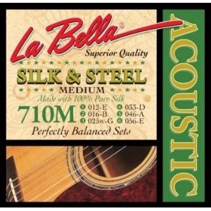 Струны для акустической гитары LA BELLA 710M Medium 12-56 