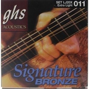 Струны для акустической гитары GHS LJ20X Extra Light  