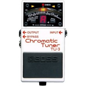 Педаль BOSS TU-3 Chromatic Tuner для электро и бас гитар