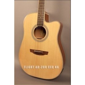 Электроакустическая гитара FLIGHT AD-200 CEQ NA