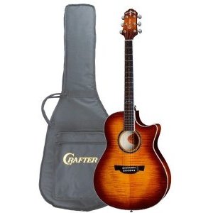 Электроакустическая гитара CRAFTER AGE-500 TM/VS + Чехол 