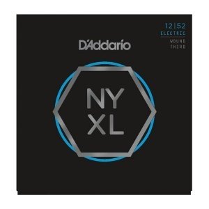 Струны для электрогитары D&#39;ADDARIO NYXL1252W, Light, 3я струна в обмотке, 12-52 