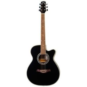 Фолк гитара с вырезом FLIGHT F-230C BK цвет черный 