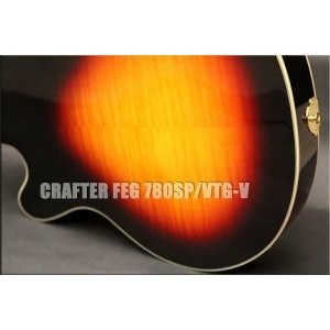 Полуакустическая гитара CRAFTER FEG-750/VLS-V + Кейс (пр-во Корея) 