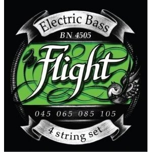 Струны для 4-х струнной бас гитары FLIGHT BN4505, Medium, 45-105 