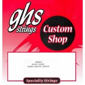 Струны для 5-ти струнной бас гитары GHS M6000-5 Medium 44-130 