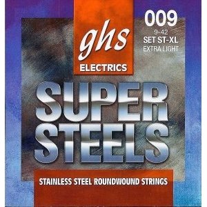 Струны для электрогитары GHS ST-XL Extra Light 9-42 