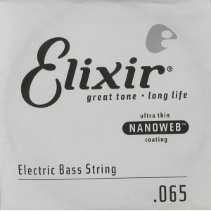 Одиночная 6-я струна для бас гитары ELIXIR Bass 15365 Nanoweb 065 