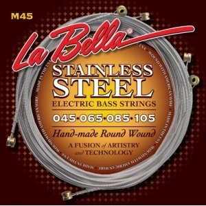 Струны для 4-х струнной бас-гитары LA BELLA M45 Standart Light 45-105 