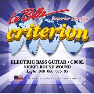Струны для 4-х струнной бас-гитары LA BELLA C900L Light 40-95 