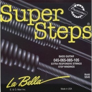Струны для 4-хструнной бас-гитары LA BELLA SS45 Standart 45-105 