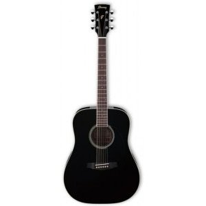 Акустическая гитара IBANEZ PF15-BK черного цвета 