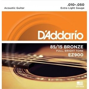 Струны для акустической гитары D&#39;ADDARIO EZ900 Extra Light 10-50 