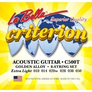 Струны для акустической гитары LA BELLA C500T Extra Light 10-50 