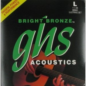 Струны для 12-ти струнной гитары GHS BB80 11-48 