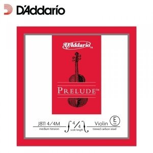 Одиночная струна E для скрипки D&#39;ADDARIO J811 4/4M 