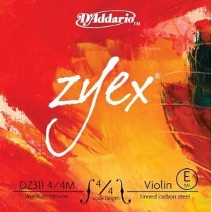Одиночная струна для скрипки E (ми) D&#39;ADDARIO DZ311 4/4M Zyex 