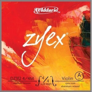 Одиночная струна D&#39;ADDARIO DZ312 4/4M Zyex для скрипки 