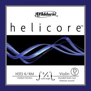 Одиночная струна для скрипки D&#39;ADDARIO H313 4/4M helicore 
