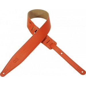 Ремень для акустической и электрогитары LEVY&#39;S MG317LL-ORG, цвет ярко-оранжевый 